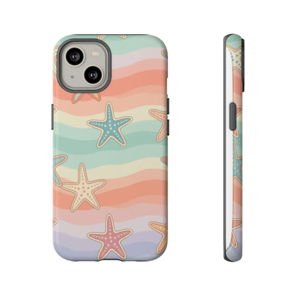 Starfish Wave Tough Phone Case — Pastel Beach Protective Cover