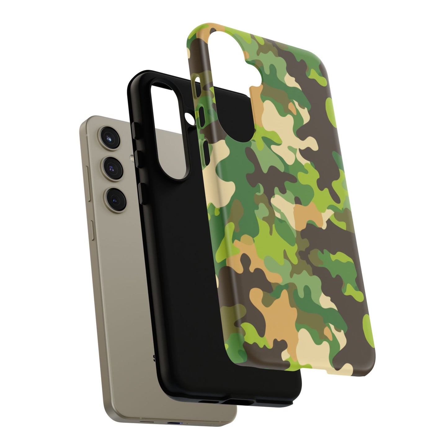Camouflage Tough Phone Case — Military Camo Protective Cover