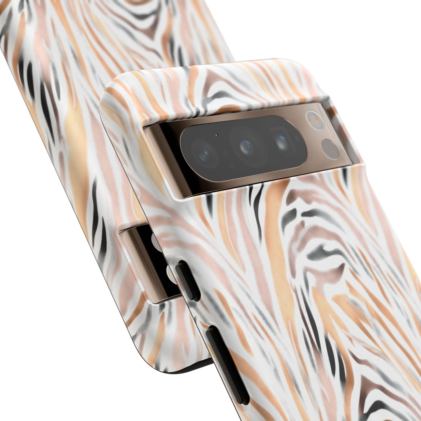 Tough Case — Neutral Watercolor Tiger Stripe Phone Case