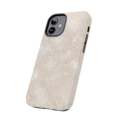 Marble Texture Tough Phone Case — Sandstone Protective Phone Cover