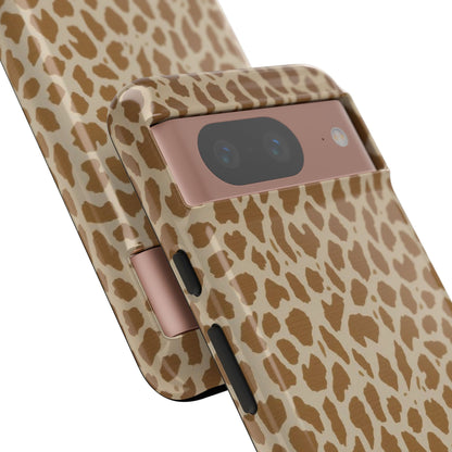 Leopard Print Tough Phone Case — Slim Protective Animal Pattern