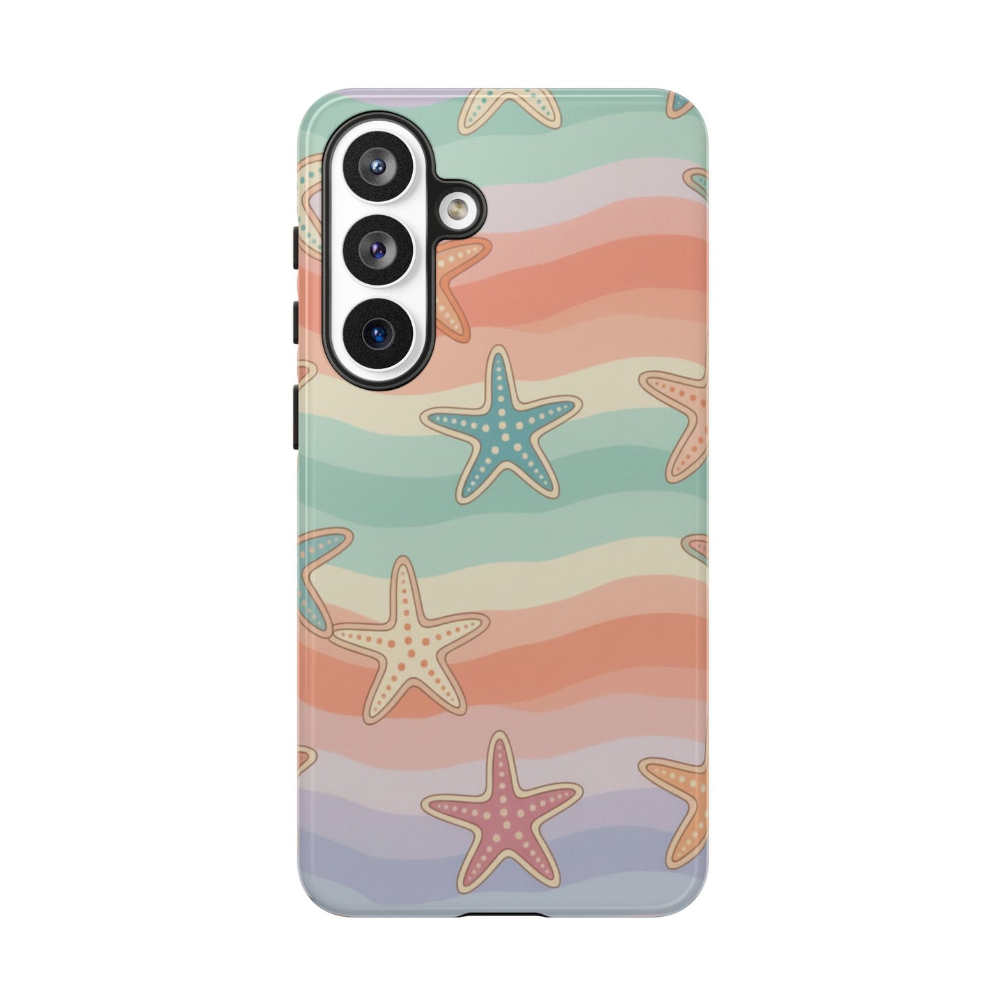 Starfish Wave Tough Phone Case — Pastel Beach Protective Cover