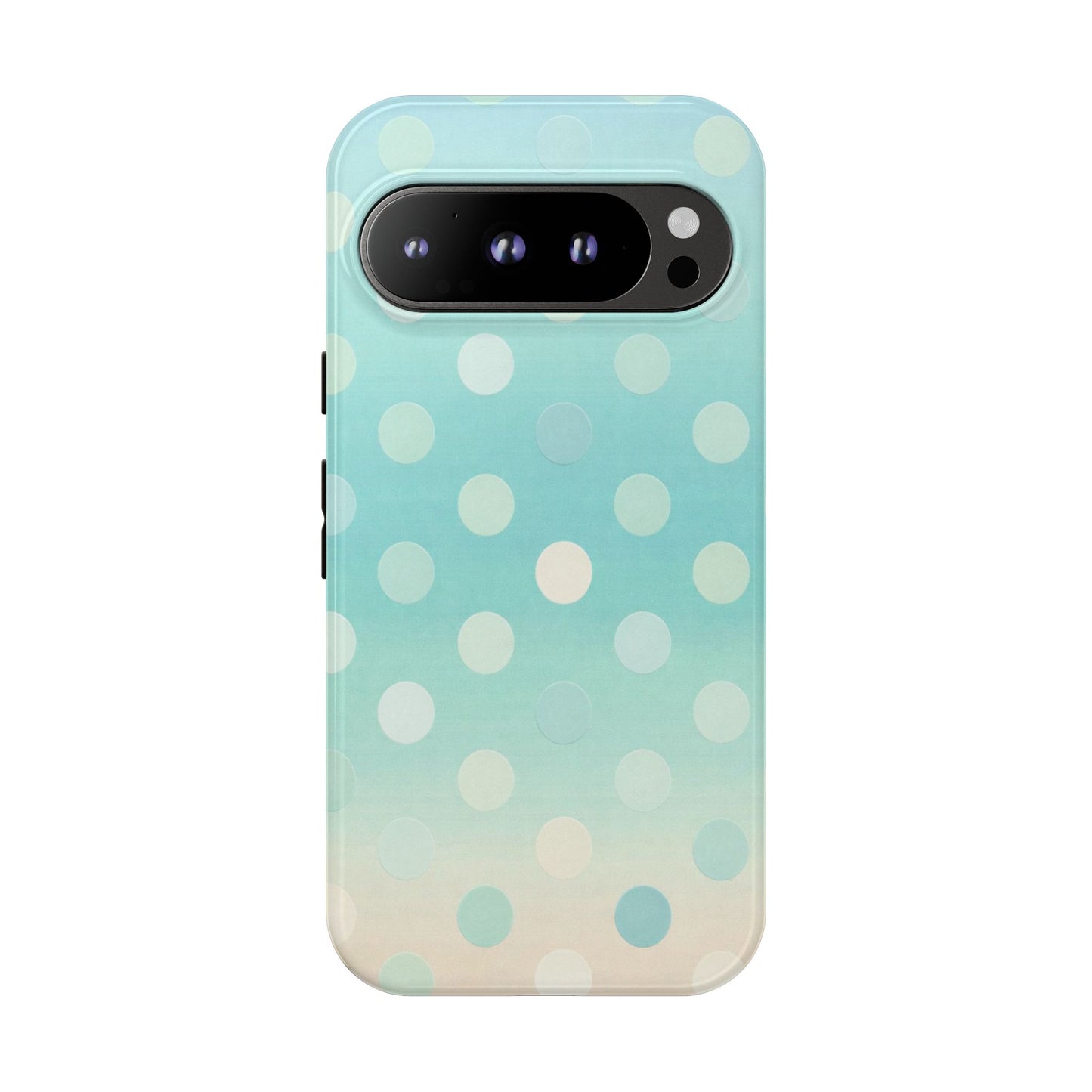 Abstract Palm Tough Phone Case — Minimal Coastal Blue Protective Cover