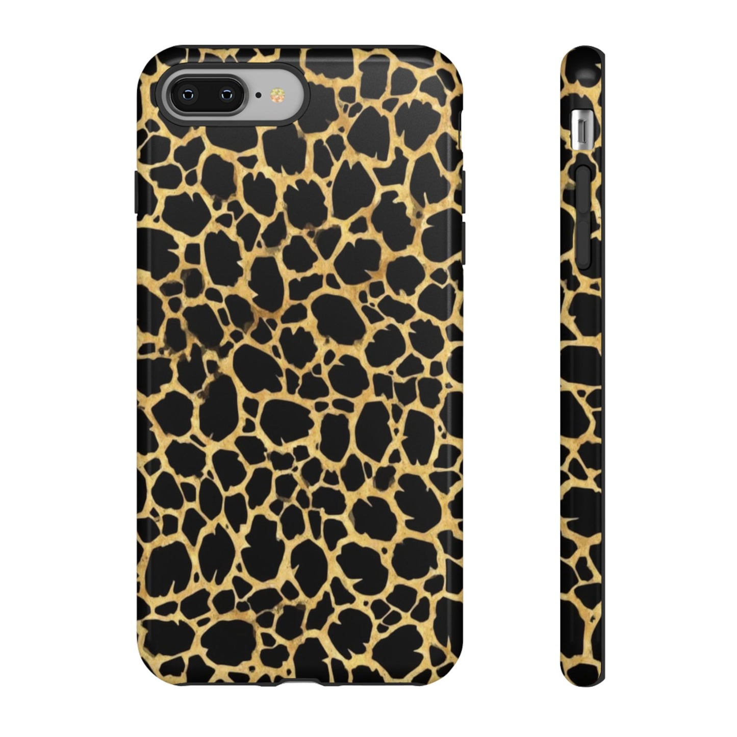 Giraffe Print Tough Phone Case — Durable Leopard-Style Protective Cover
