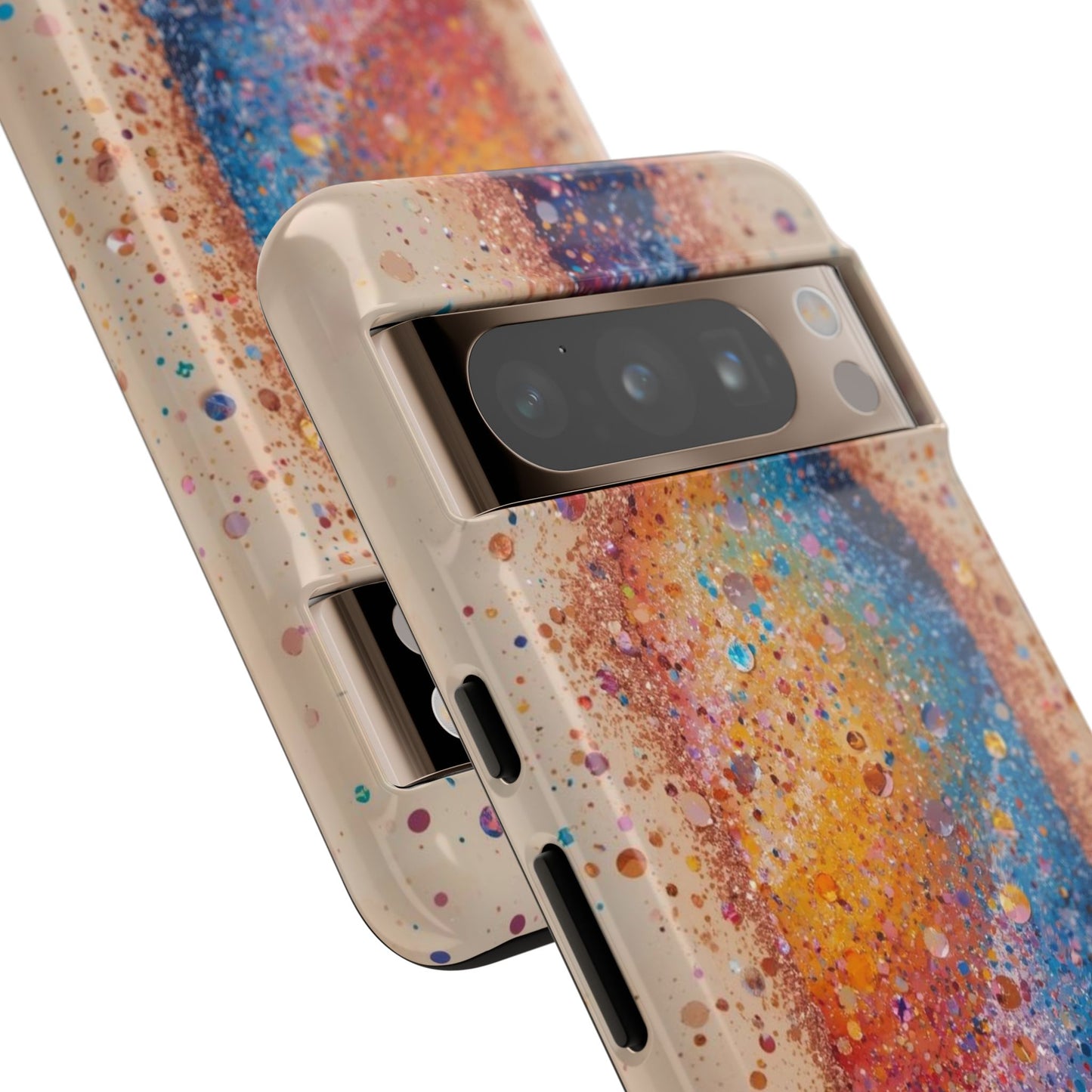 Galaxy Bottle Tough Phone Case — Colorful Nebula Splash iPhone Cover