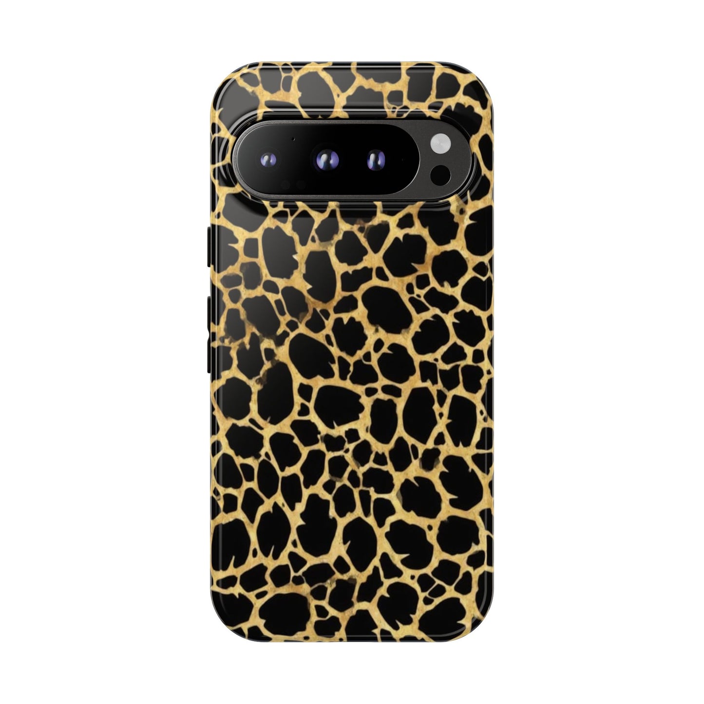 Giraffe Print Tough Phone Case — Durable Leopard-Style Protective Cover