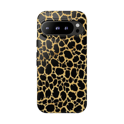 Giraffe Print Tough Phone Case — Durable Leopard-Style Protective Cover