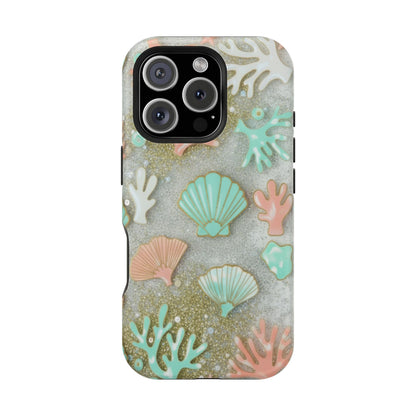 Seashell Coral Magnetic Impact Phone Case