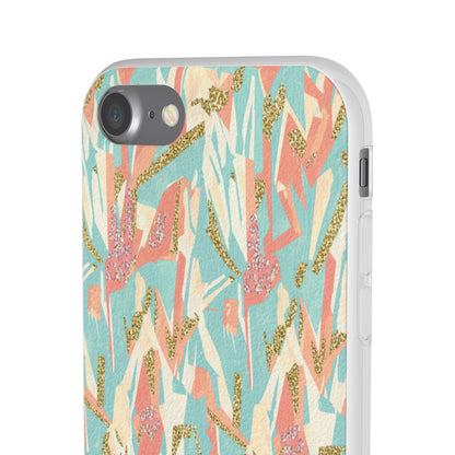 Pastel Abstract Floral Phone Case - Flexi Case