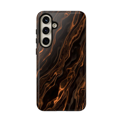 Copper Swirl Phone Case — Tough Protective iPhone Cover