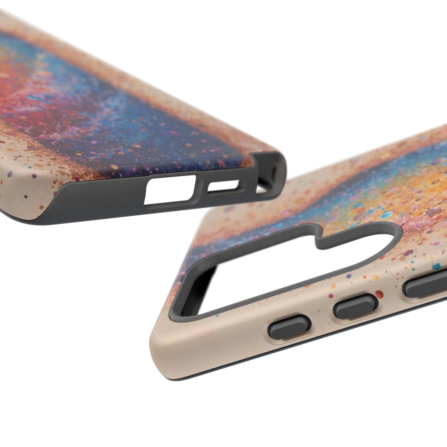 Galaxy Bottle Tough Phone Case — Colorful Nebula Splash iPhone Cover