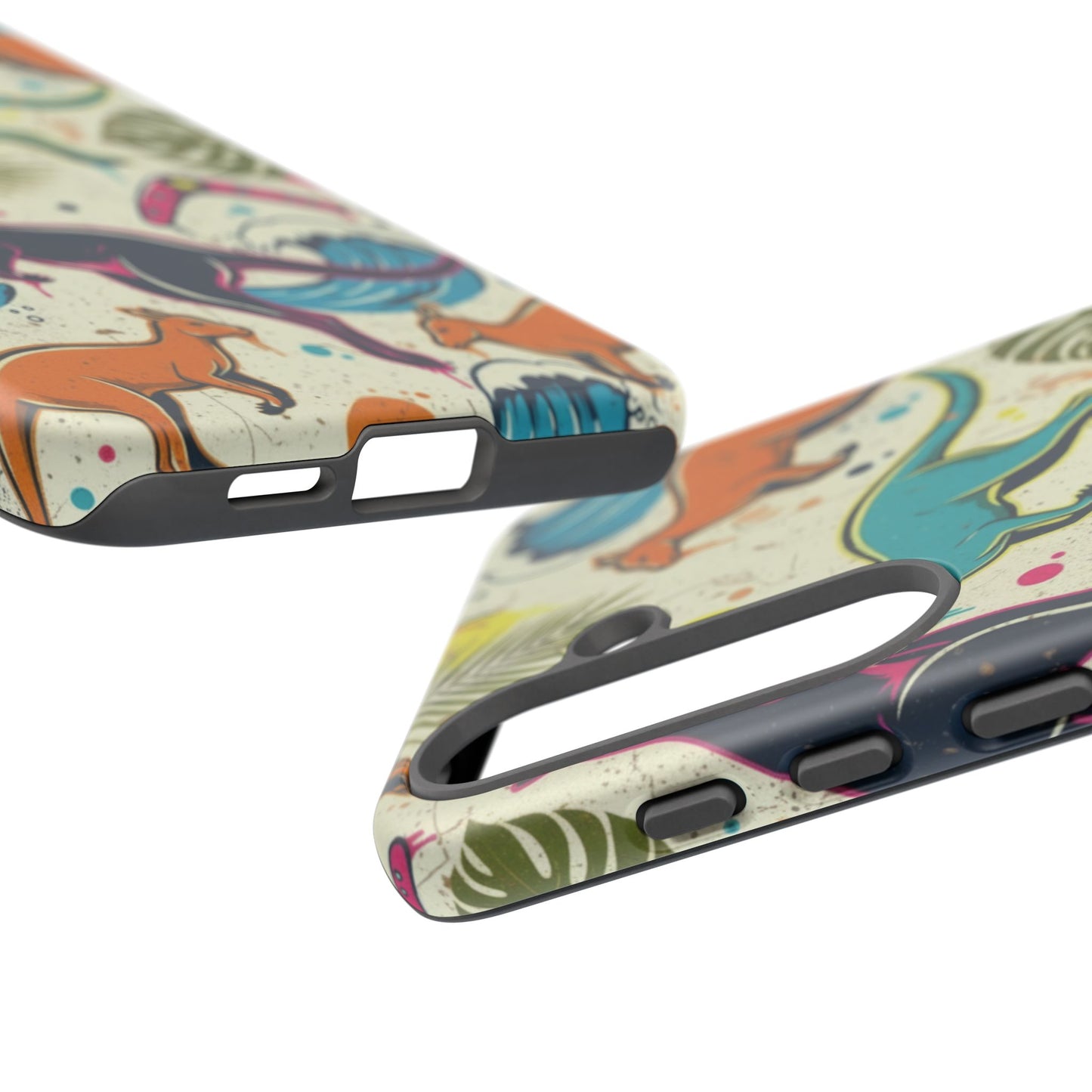 Tough Cases — Colorful Surfing Kangaroo Phone Case