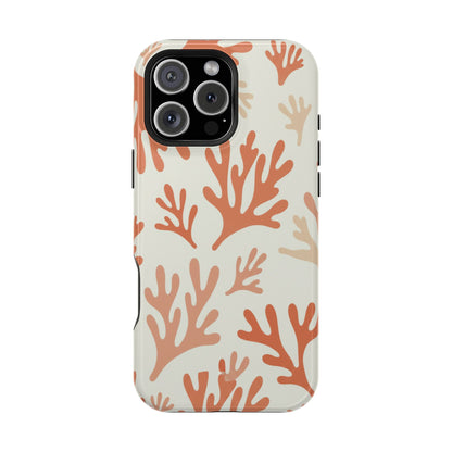 Coral Reef Magnetic Impact Phone Case — Protective MagSafe-Compatible Design