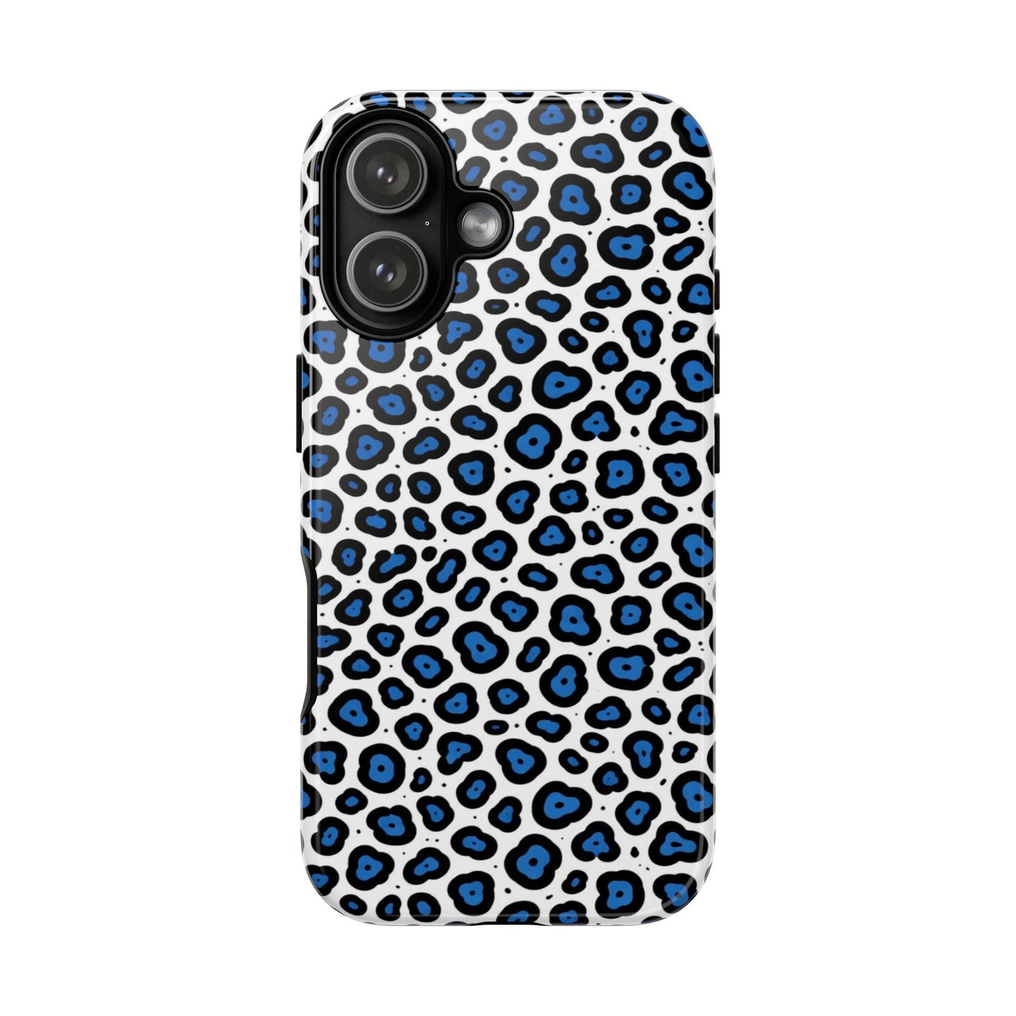 Blue Leopard Print Phone Case – Tough Protective Cover