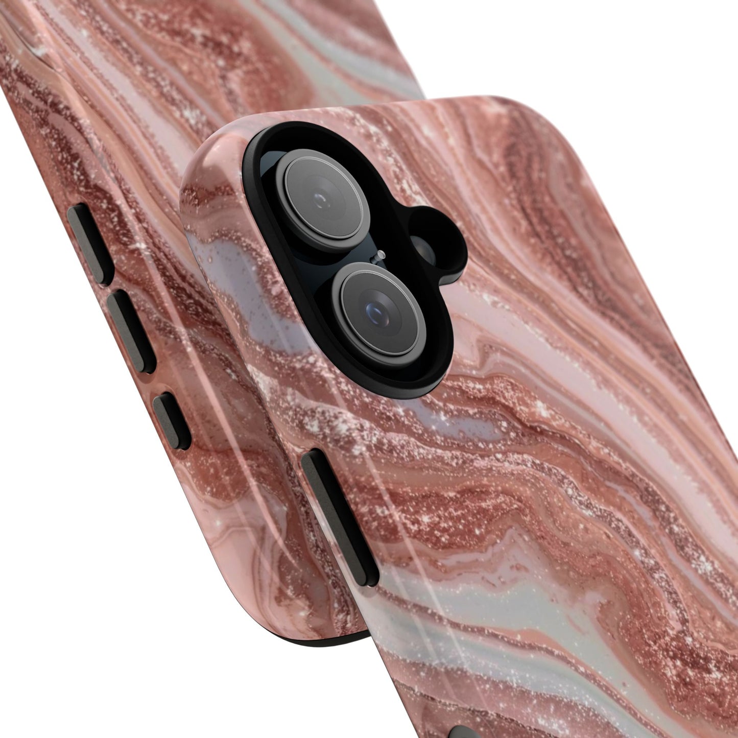 Rose Gold Marble Tough Phone Case