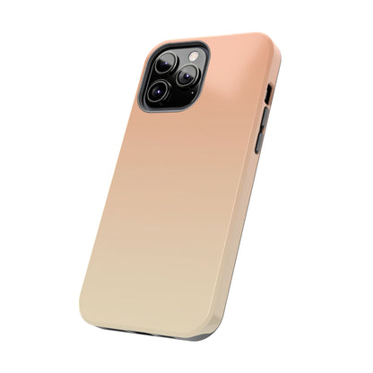 Gradient Tough Phone Case — Peach Ombre Protective Cover