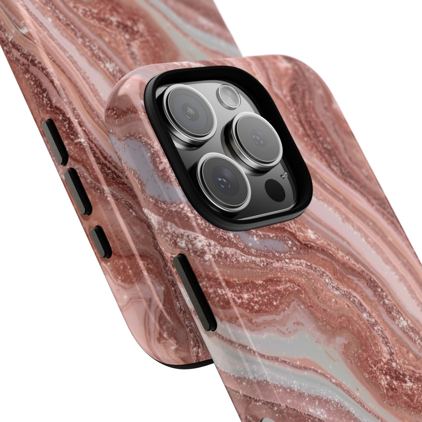 Rose Gold Marble Tough Phone Case
