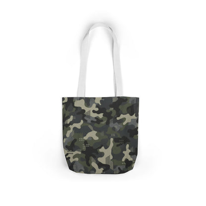 Camo Canvas Tote Bag – Military Green Camouflage Shoulder Tote