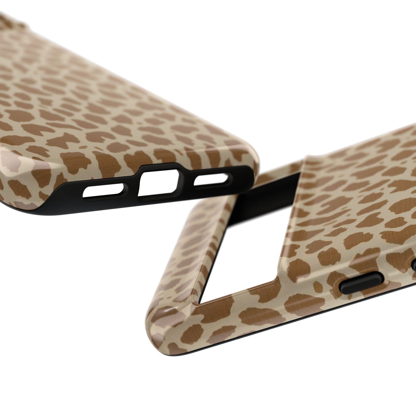 Leopard Print Tough Phone Case — Slim Protective Animal Pattern