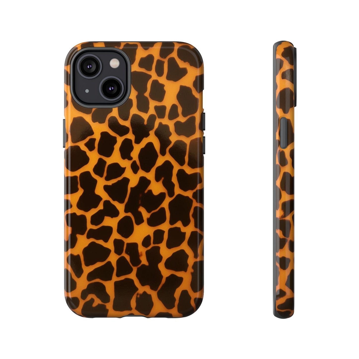 Leopard Print Tough Phone Case — Slim Protective iPhone Cover