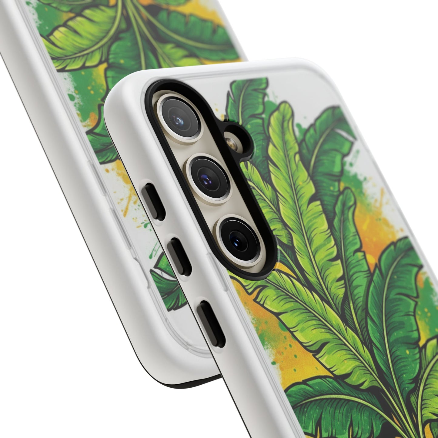 Tropical Banana Leaf Phone Case — Vibrant Green Plant Protector