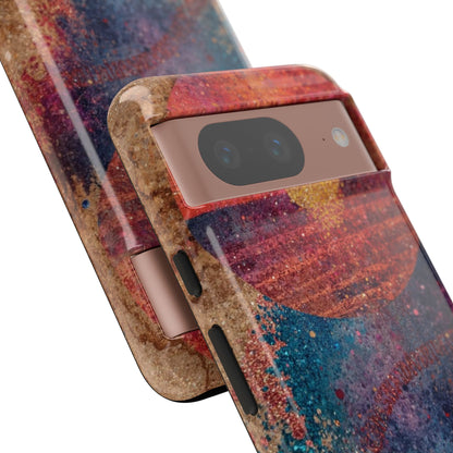Retro Sunset Tough Phone Case