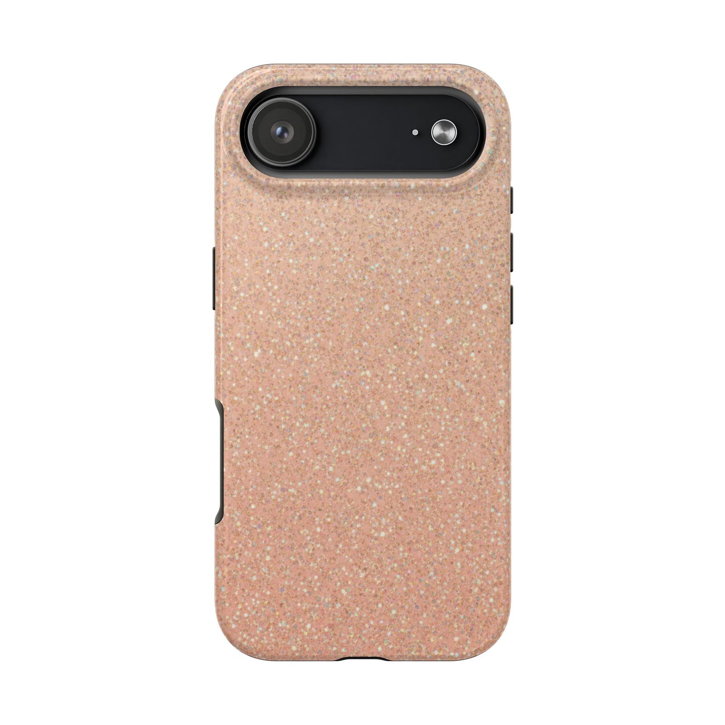 Glitter Rose Gold Tough Phone Case — Sparkling Protective iPhone Cover