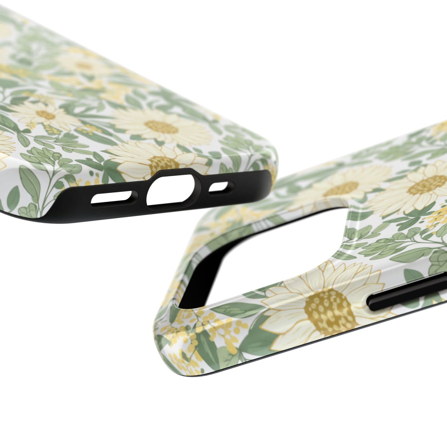 Daisy Meadow Tough Phone Case — Floral Protective Phone Cover