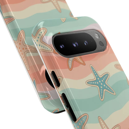 Starfish Wave Tough Phone Case — Pastel Beach Protective Cover
