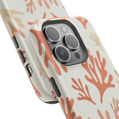 Coral Reef Magnetic Impact Phone Case — Protective MagSafe-Compatible Design