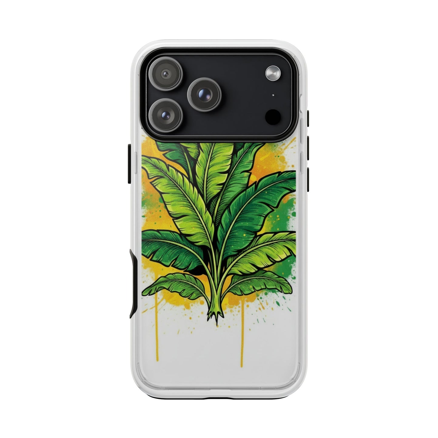 Tropical Banana Leaf Phone Case — Vibrant Green Plant Protector