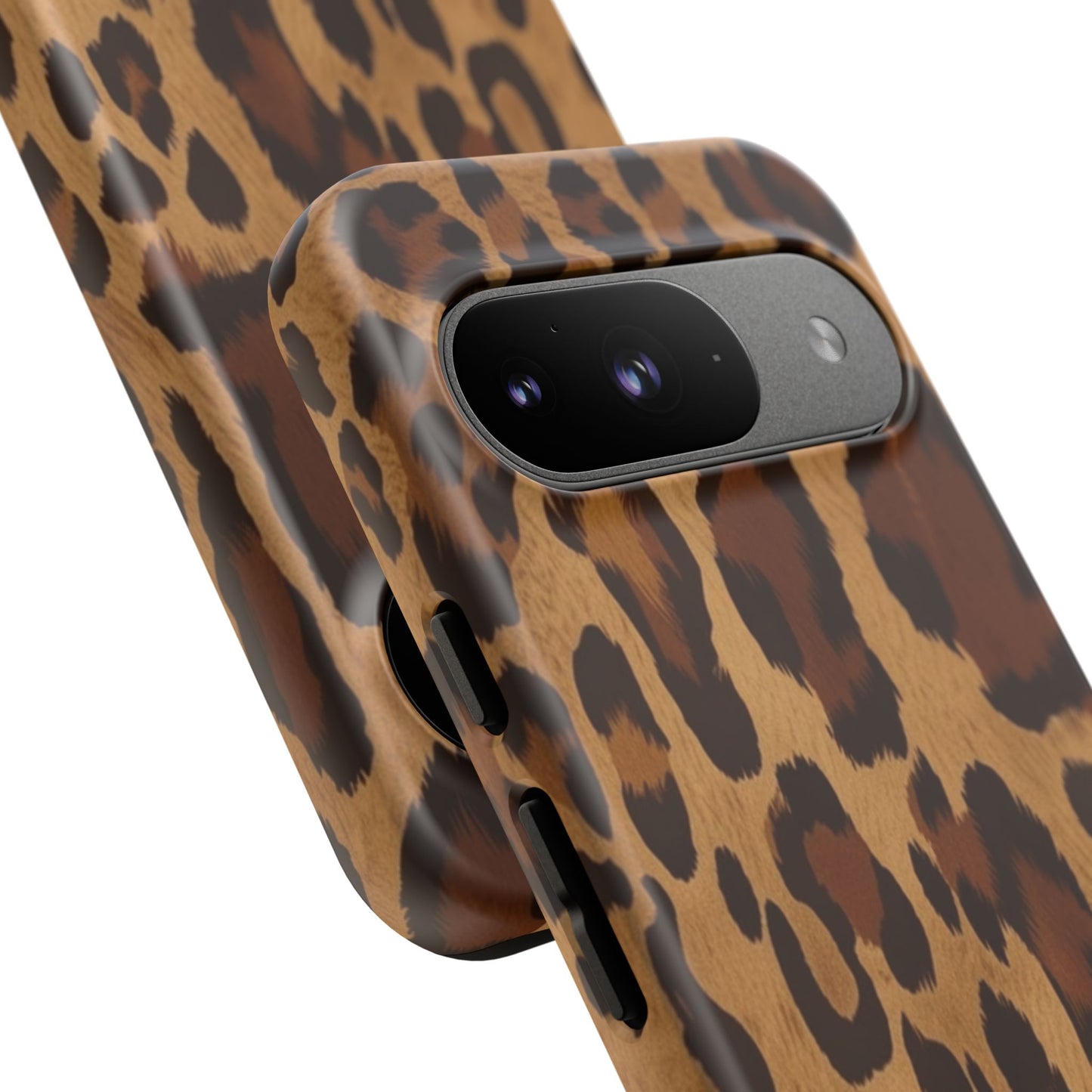 Leopard Print Tough Phone Case — Durable Animal Print Protective Cover