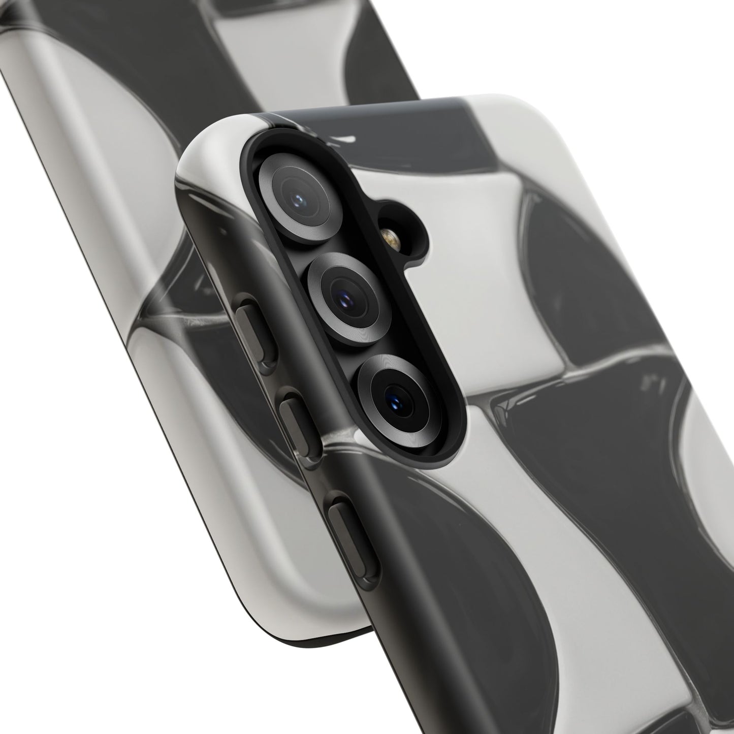 Black & White Abstract Pattern Tough Phone Case