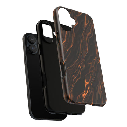 Copper Swirl Phone Case — Tough Protective iPhone Cover
