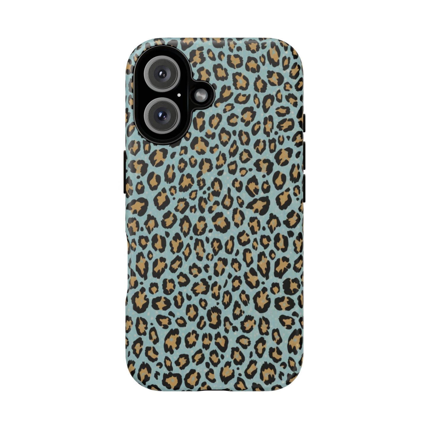 Leopard Print Tough Phone Case - Blue Cheetah Protective Cover