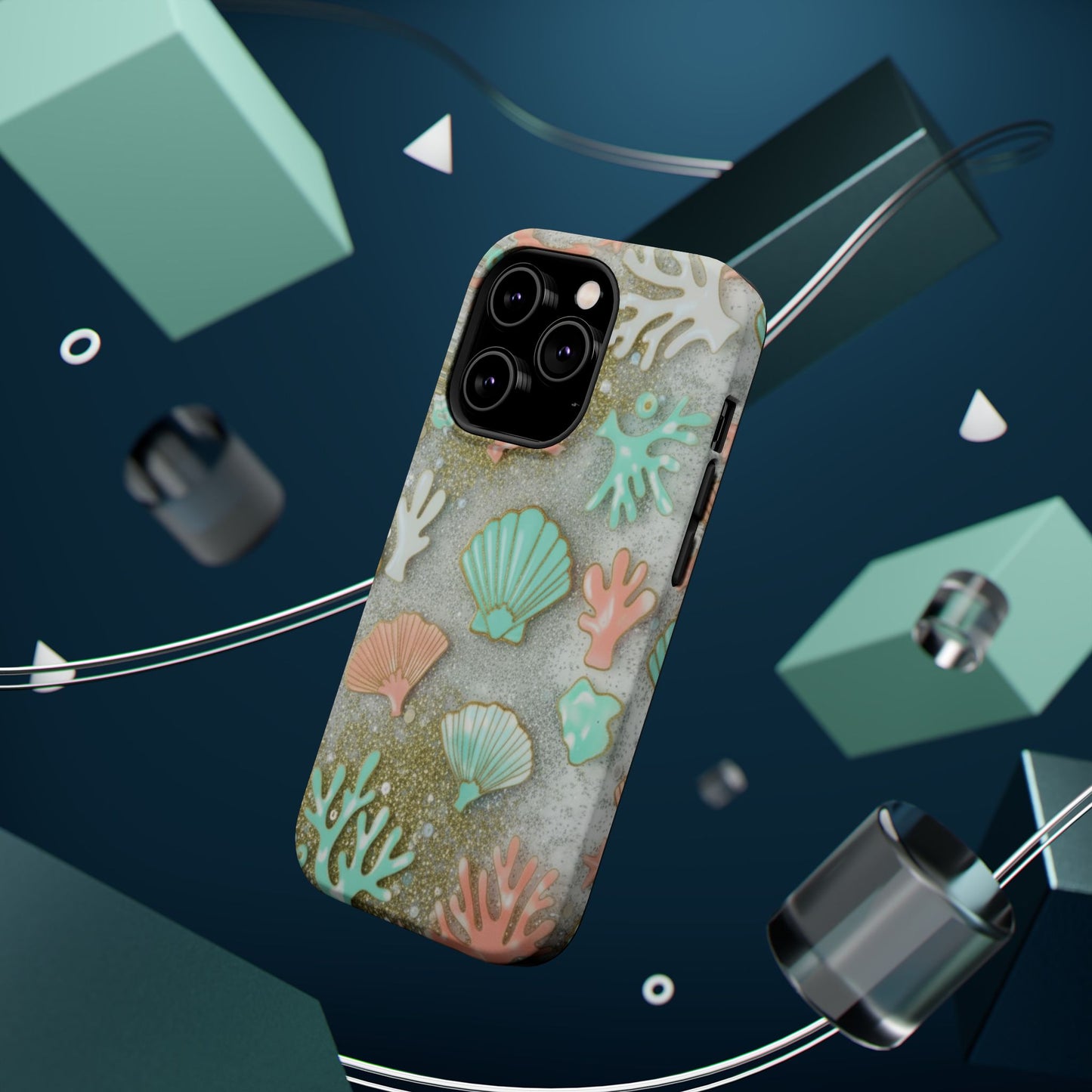 Seashell Coral Magnetic Impact Phone Case