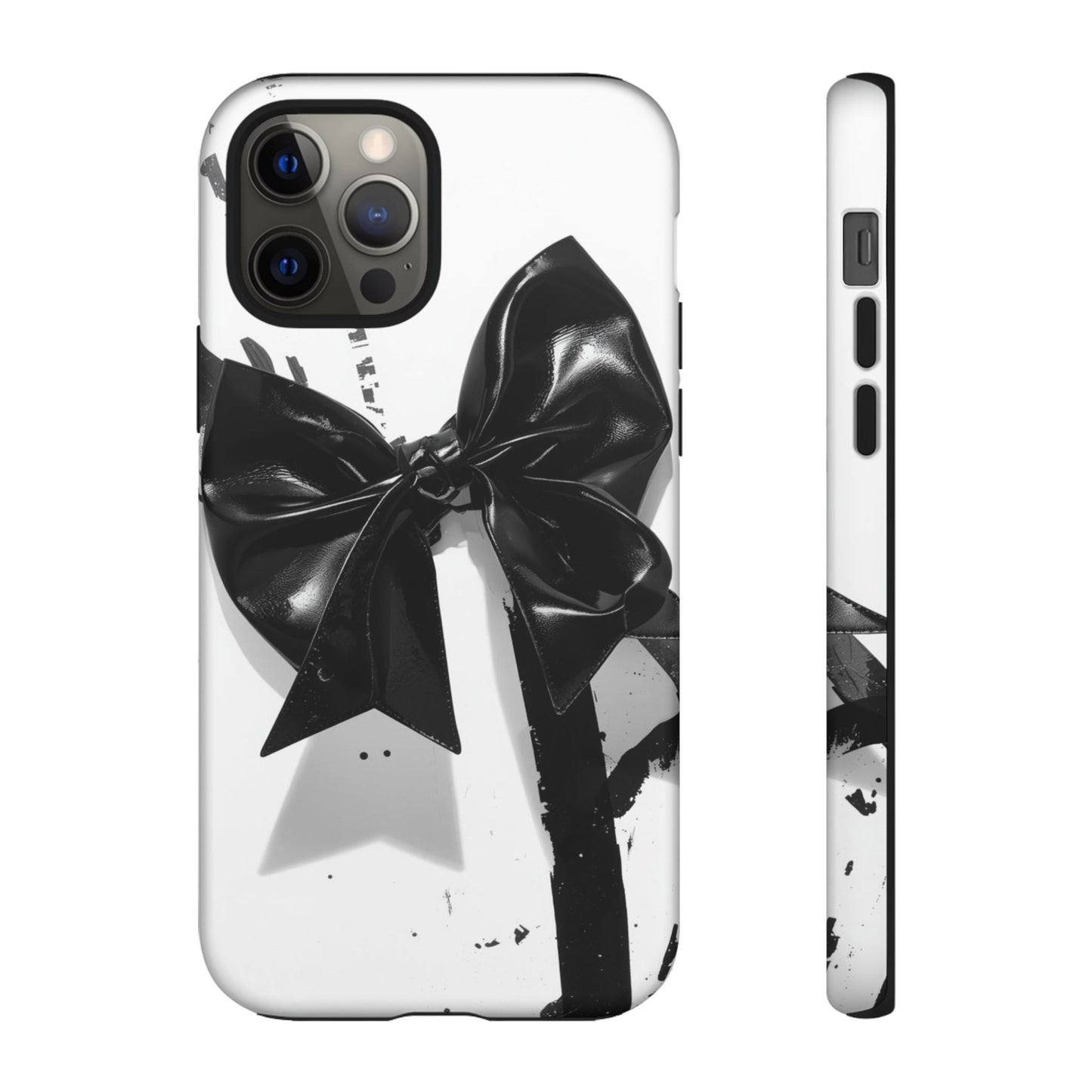 Phone Case — Black Bow Graphic Protective Cover