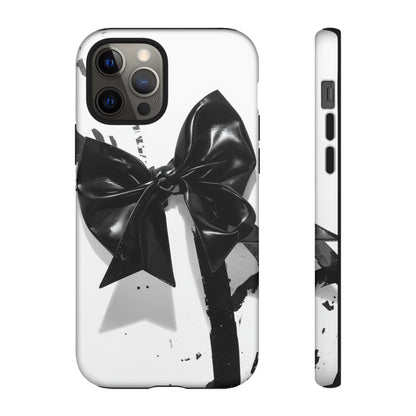 Phone Case — Black Bow Graphic Protective Cover