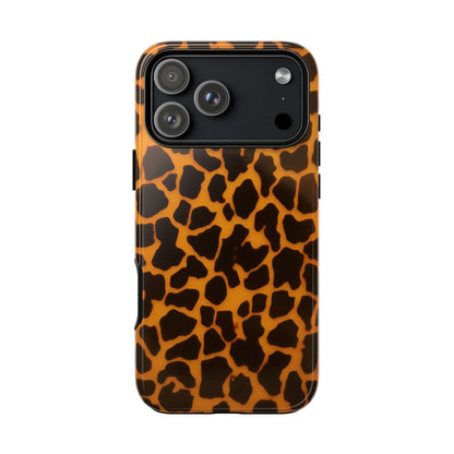 Leopard Print Tough Phone Case — Slim Protective iPhone Cover