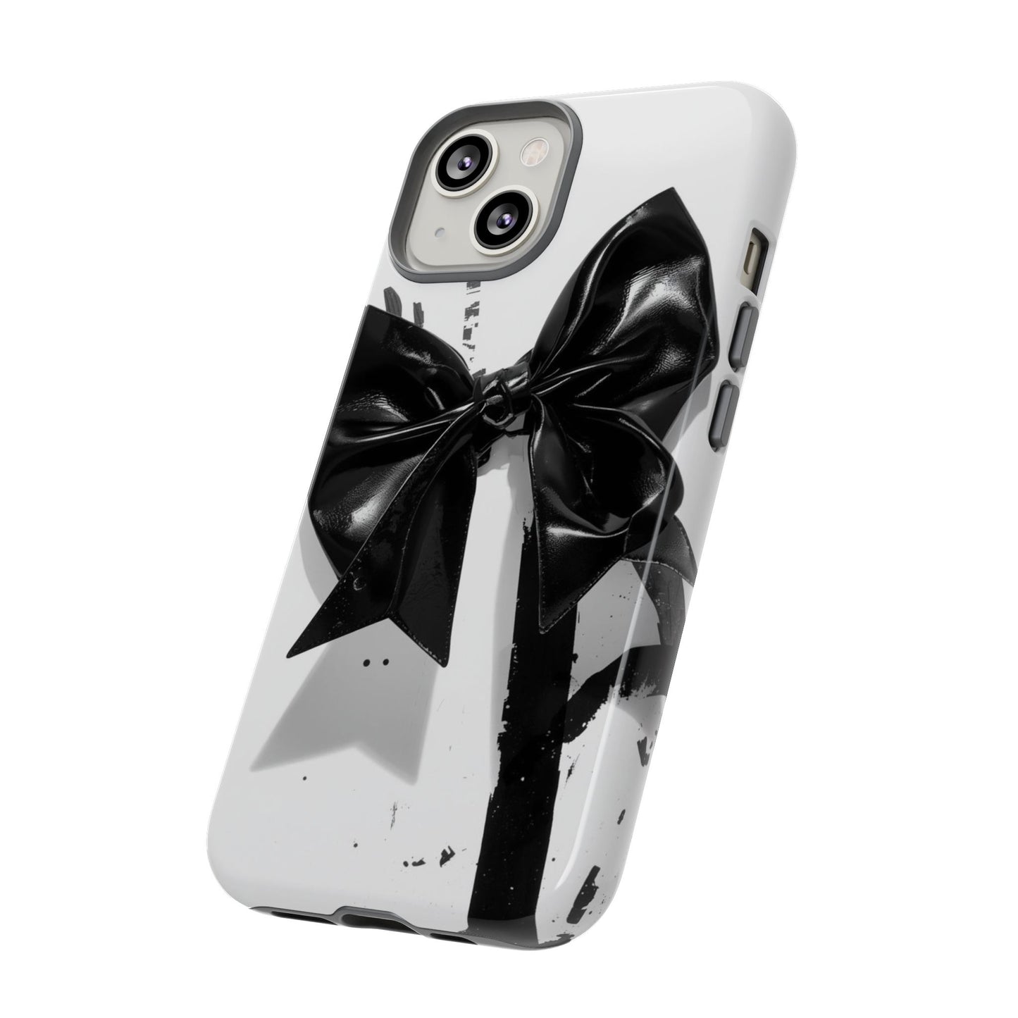 Phone Case — Black Bow Graphic Protective Cover