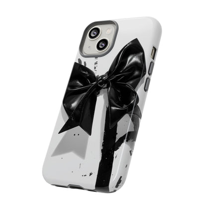 Phone Case — Black Bow Graphic Protective Cover