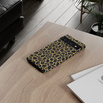 Giraffe Print Tough Phone Case — Durable Leopard-Style Protective Cover