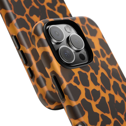 Leopard Print Tough Phone Case — Slim Protective iPhone Cover