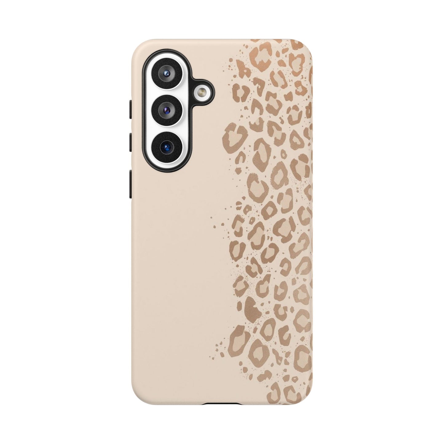 Phone Case – Beige Leopard Print Protective Cover