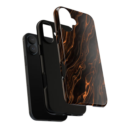Copper Swirl Phone Case — Tough Protective iPhone Cover