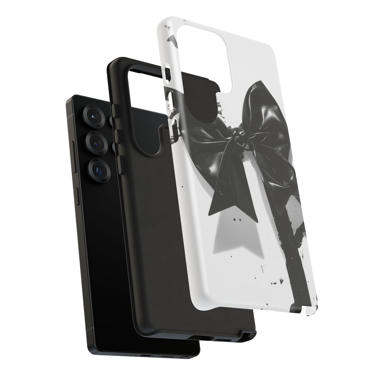 Phone Case — Black Bow Graphic Protective Cover