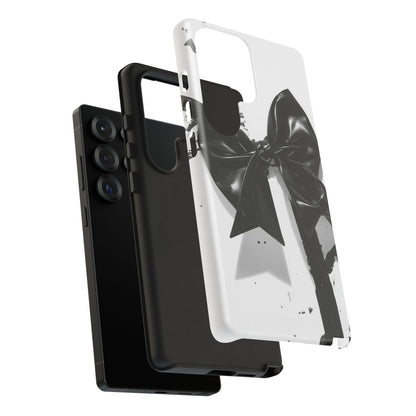 Phone Case — Black Bow Graphic Protective Cover