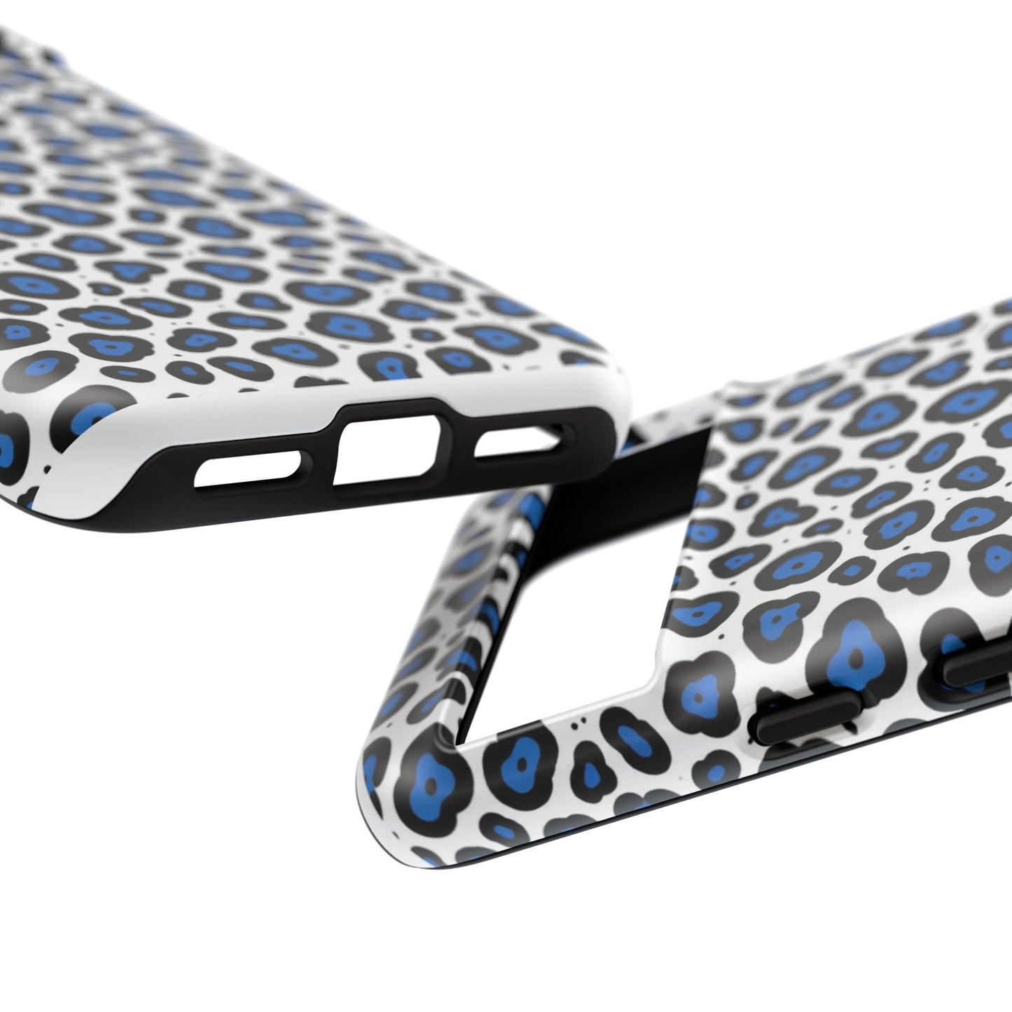 Blue Leopard Print Phone Case – Tough Protective Cover