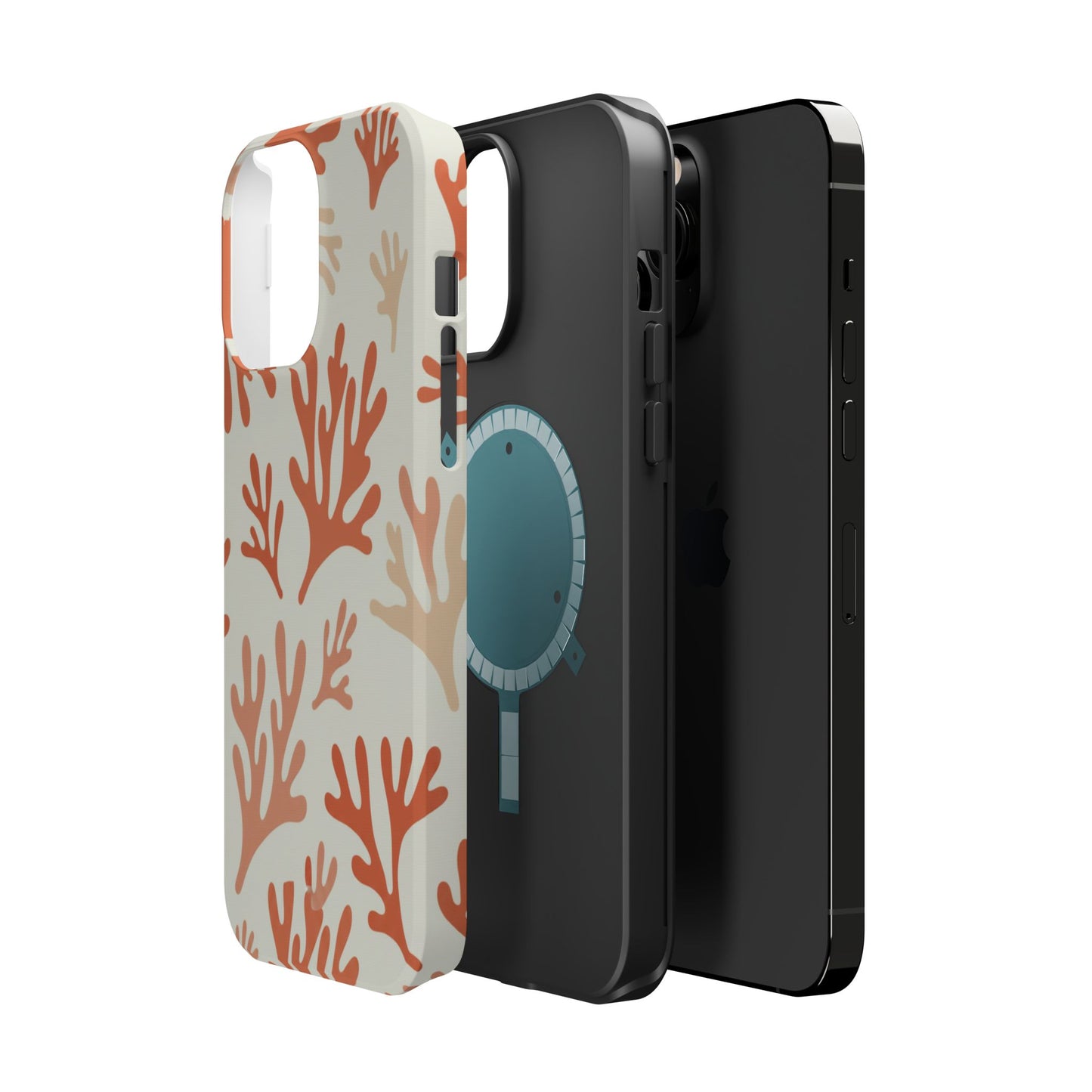 Coral Reef Magnetic Impact Phone Case — Protective MagSafe-Compatible Design
