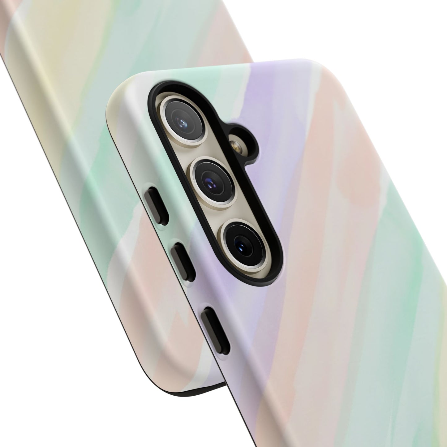 Pastel Watercolor Stripe Tough Phone Case